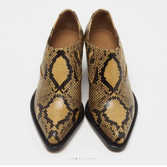 Chloe Rylee Python Embossed Ankle Bootie 🐍 - Picture 2 of 11